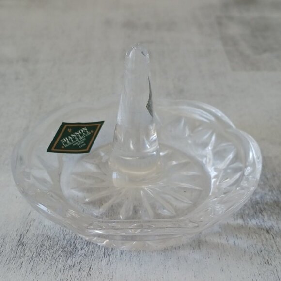 Shannon Crystal Glass Ring Jewelry Holder Display Stand - Picture 2 of 11